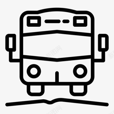 公共汽车汽车司机图标图标