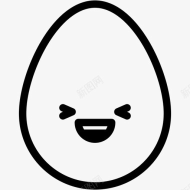 笑蛋表情图标图标