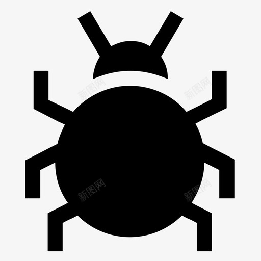 虫甲虫电脑虫图标svg_新图网 https://ixintu.com UI 响应 图标 用户界面 甲虫 电脑 病毒 蛾子