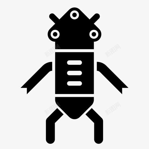 幼儿机器人外星人无人机图标svg_新图网 https://ixintu.com 外星人 幼儿 无人机 机器人 科幻 高飞