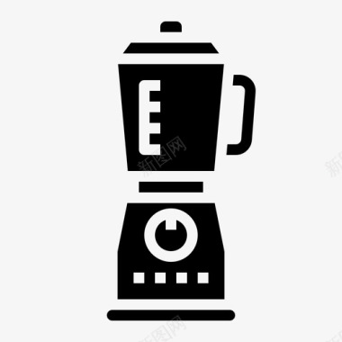 搅拌机咖啡80加满图标图标