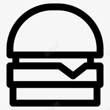 汉堡烹饪快餐图标图标