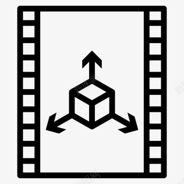 动画3d电影图标图标