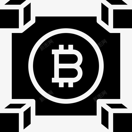 区块链加密货币55实心图标svg_新图网 https://ixintu.com 加密 区块 实心 货币