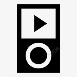 iPod媒体播放器ipod媒体播放器手机图标高清图片