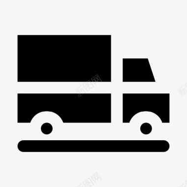 送货汽车驾车图标图标