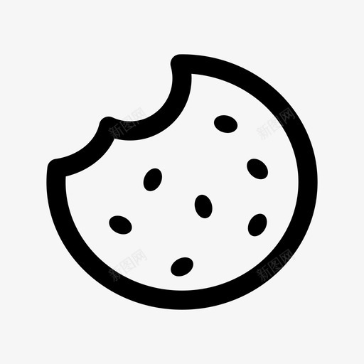 饼干布朗尼食物图标svg_新图网 https://ixintu.com 利奥 奥利 布朗 食物 饼干