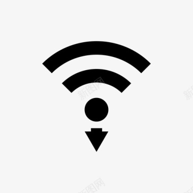 丢弃信号wifi访问互联网图标图标
