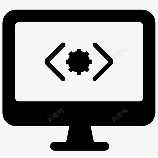 自定义编码开发编程图标svg_新图网 https://ixintu.com web 业务 开发 编码 编程 网站 自定义