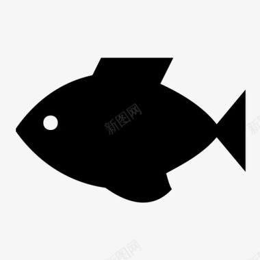 鱼水生动物金鱼图标图标