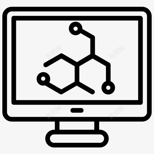 生物化学数据学科学数据图标svg_新图网 https://ixintu.com 数据 生物化学 科学 科学研究