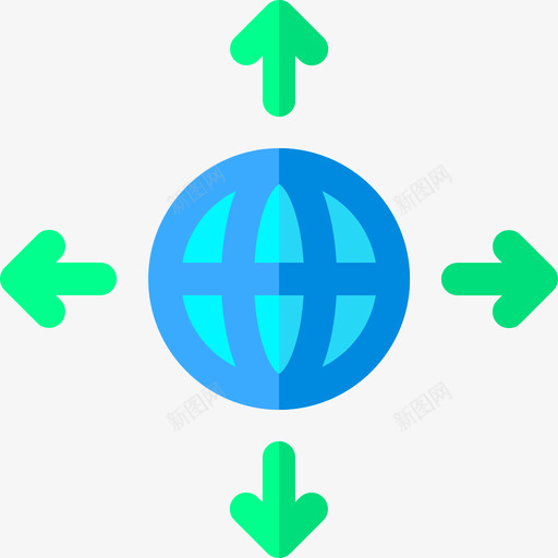 全球导航和地图14平面图标svg_新图网 https://ixintu.com 全球 地图 导航 平面