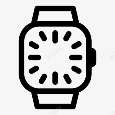 手表苹果手表时钟图标图标