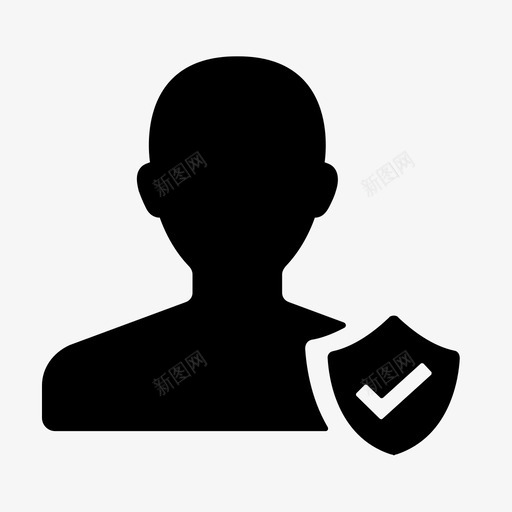 用户安全帐户符号蓝色设置1图标svg_新图网 https://ixintu.com 安全 帐户 用户 符号 蓝色 设置