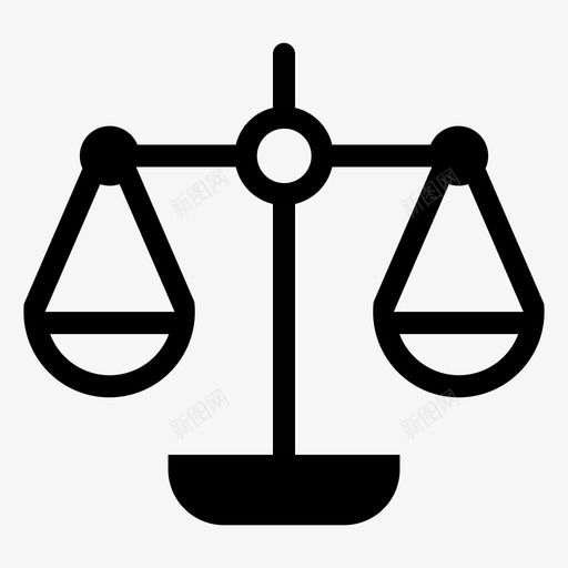 平衡比较平等图标svg_新图网 https://ixintu.com 公正 平等 平衡 比较 法律