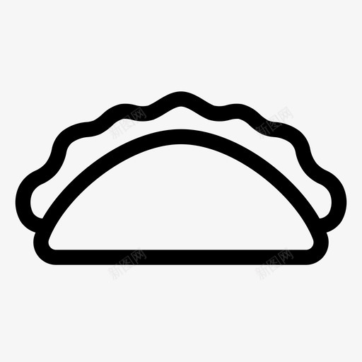 玉米卷午餐墨西哥菜图标svg_新图网 https://ixintu.com 午餐 墨西哥 玉米 玉米饼