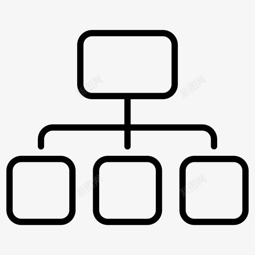 组织结构图流程层次结构图标svg_新图网 https://ixintu.com 业务 办公 层次 流程 组织 组织结构 结构 结构图