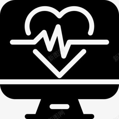 心率检查门诊图标图标
