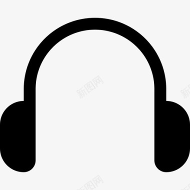 音乐无线耳机收听现代图标图标