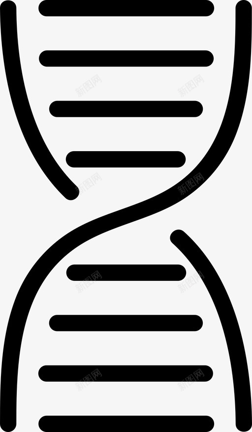 基因dna遗传图标svg_新图网 https://ixintu.com dna 基因 测试 遗传 遗传学