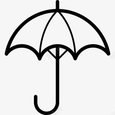 伞打开保护图标图标