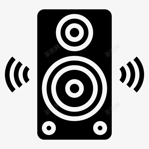 扬声器舞蹈音乐图标svg_新图网 https://ixintu.com 实心 扬声器 歌曲 派对 舞蹈 音乐