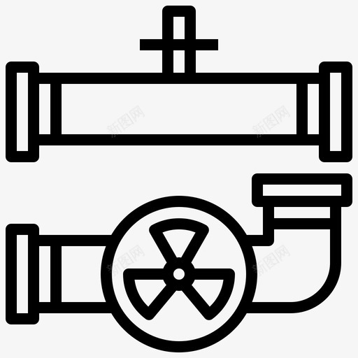 天然气管道危险生态与环境图标svg_新图网 https://ixintu.com 元素 危险 天然气 核能 概要 环境 生态 管道