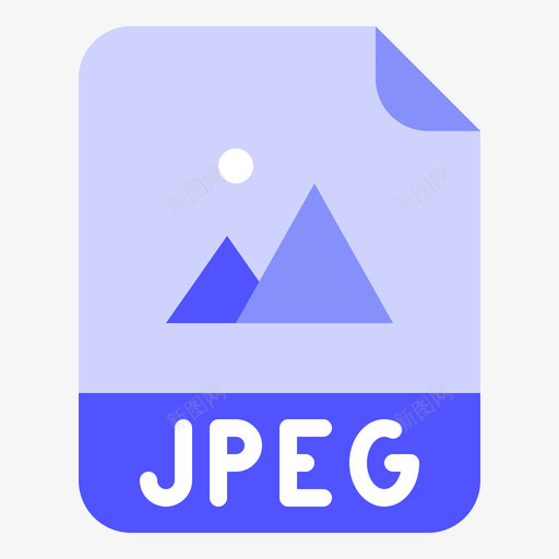 Jpeg文件扩展名4平面图标svg_新图网 https://ixintu.com Jpeg 平面 扩展名 文件