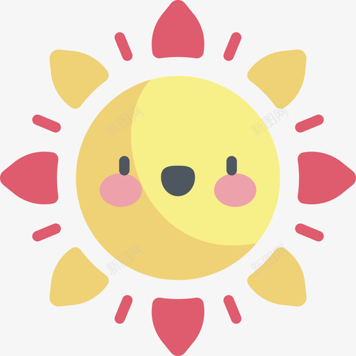 Sun5May11Flat图标svg_新图网 https://ixintu.com Flat May Sun