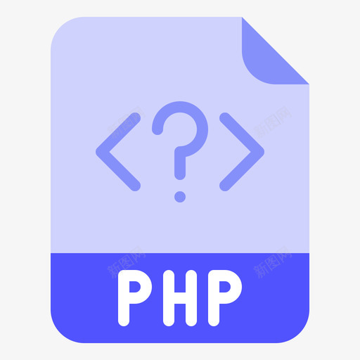 Php文件扩展名4平面图标svg_新图网 https://ixintu.com Php 平面 扩展名 文件