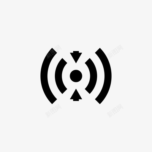 wifi接入连接互联网图标svg_新图网 https://ixintu.com wifi 互联网 接入 无线 连接