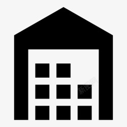 物流UI仓库建筑物流图标高清图片