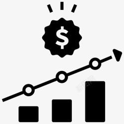 销售额分析增加销售额数据分析市场营销图标高清图片