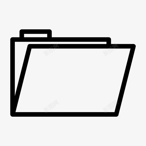 文件夹数据文件图标svg_新图网 https://ixintu.com 信件 公司 数据 文件 文件夹