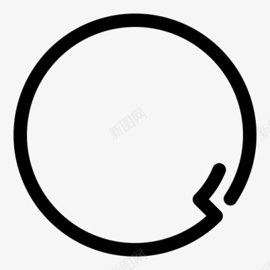 圆形循环圆盘图标图标