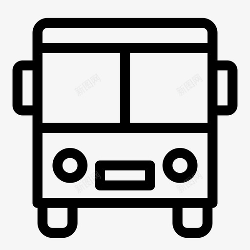 公共汽车交通工具旅游巴士图标svg_新图网 https://ixintu.com 交通工具 公共汽车 巴士 旅游