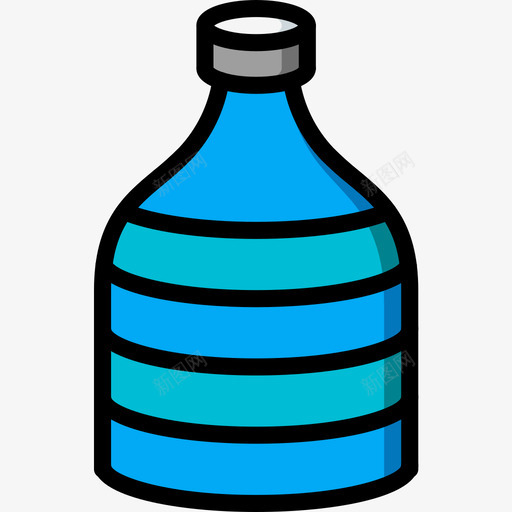 水壶容器5线性颜色图标svg_新图网 https://ixintu.com 容器 水壶 线性 颜色