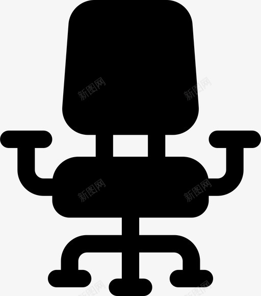 椅子办公室座位图标svg_新图网 https://ixintu.com 办公室 工作 座位 有人 椅子 每天