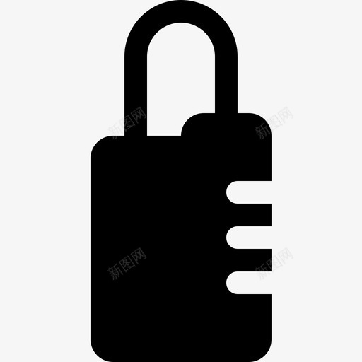 组合挂锁拨号无钥匙图标svg_新图网 https://ixintu.com 图标 安全 实心 拨号 挂锁 组合 钥匙