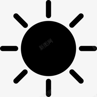 太阳白天夏天图标图标