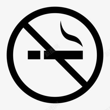 禁烟区禁止禁烟图标图标