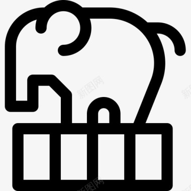 大象马戏团63直系图标图标