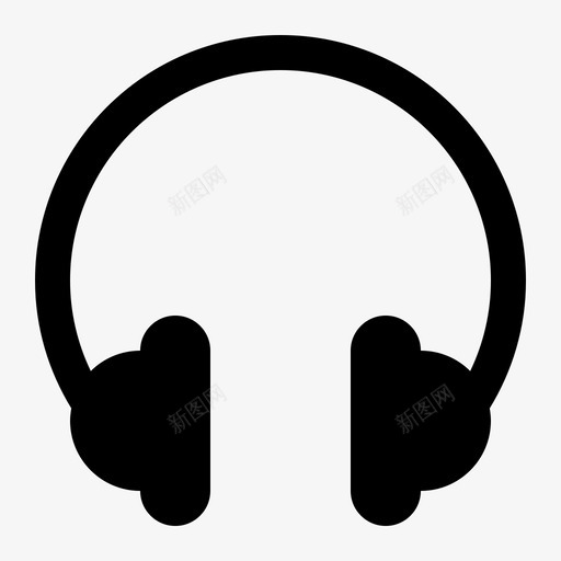便携式耳机设备音频小工具图标svg_新图网 https://ixintu.com 便携式 图标 多媒体 实心 小工 工具 耳机 设备 音频