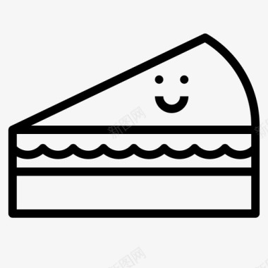 蛋糕甜点松饼图标图标