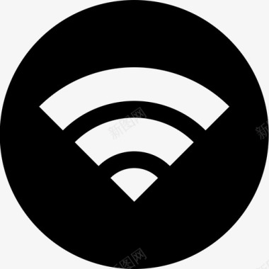 wifi热点符号接入低电平图标图标