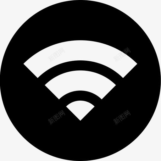 wifi热点符号接入低电平图标svg_新图网 https://ixintu.com wifi wlan 固态 图标 接入 热点 电平 符号 网络 路由器 通信