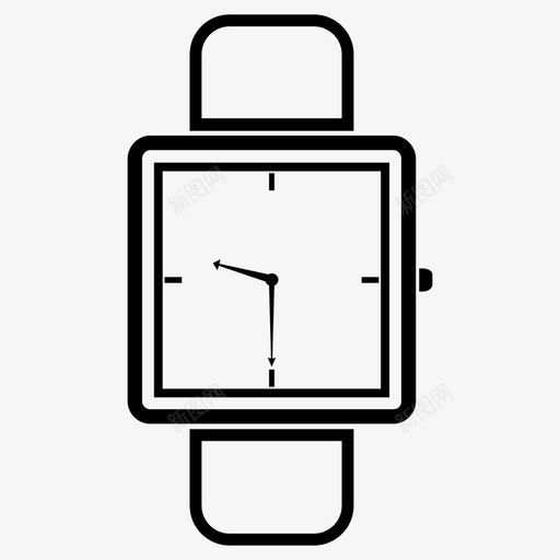 手表时尚计时器图标svg_新图网 https://ixintu.com 手表 时尚 计时器
