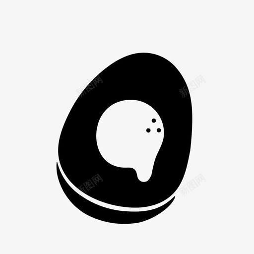 煮鸡蛋烹饪食物图标svg_新图网 https://ixintu.com 字形 烹饪 蛋黄 食品 食物 饮料 鸡蛋