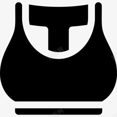 胸罩健身房60填充图标图标