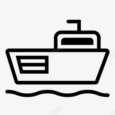 游船船航海图标图标